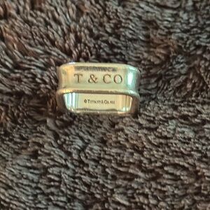 Tiffany & Co. Square Sterling Silver Ring
